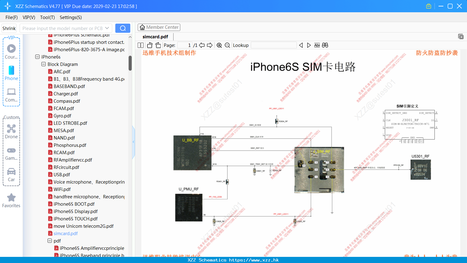 IPhone Simcard